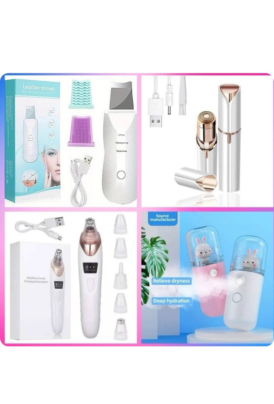 پک پاکسازی صورت شارژی (4 تایی اصلی